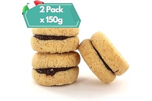 Baci di Dama Artigianali 2x150g – Biscotti Piemontesi al Cioccolato Fondente – Frolla al Burro Friabile Lavorata a Mano – Specialità Italiana di Qualità – 13 di Ilaria