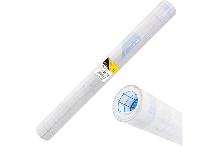 Idena 20169 - Funda de libro autoadhesiva transparente, 1 rollo 10 m x 45 cm, cubierta de libro de plástico