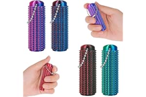 Ainiv 4 Stück Little Ouchies Pain Fidget, Sensorik Spielzeug, Spiky Grippie Stim Keychain, Fidl Bitz Fidget Toys, Pocket Mini Fidget Toy, ADHS Spielzeug für Stressabbau und Fokus