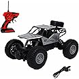 Cable World® Remote Control Rock Crawler, 5 Function High Speed 1:18 Rc Car Toys for Boys 2Wd Off Road Vehicle Toy Cars for Kids Monster Truck Rock Climbing Car Toy for Kids,(Silver)