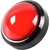 EG STARTS Arcada 4 Pulgadas 100mm Big Dome 12V LED Pulsadores Iluminados con microinterruptor para Arcade Machine Video Juego