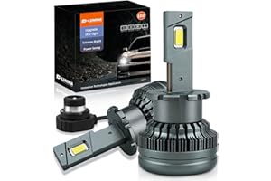 ‎D-LUMINA D-Lumina D2S LED-Leuchtmittel für Auto, fehlerfrei, Canbus, Umwandlungsset, LED-Ersatzlampe, HID, Xenon, 50 W, 12000 lm, D2S LED, Auto-Leuchtmittel, 6500 K, weiß, Plug-and-Play, 2 Stück