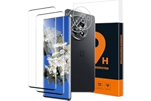 Carantee 2+2 Stück Schutzfolie für Panzerglas für Oneplus 12 5G, 3D Ultra-Klar Passt Perfekt Frei von Kratzern Oneplus 12 Displayschutzfolie