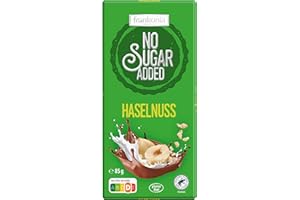 ‎FRANKONIA CHOCOLAT frankonia CHOCOLAT NO SUGAR ADDED Haselnuss Schokolade, glutenfrei, 85 g