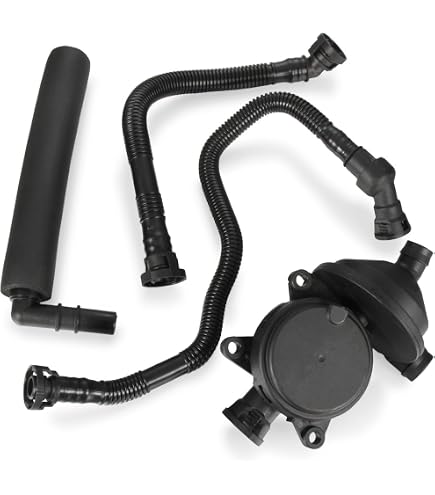 MotorKing Crankcase Breather Vent Valve & Hose Kit For BMW E46 E90 E83 X3 Z4 318i