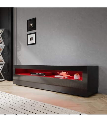 Meuble TV Bas Avec 2 Compartiments - Puka | Mobili Rebecca