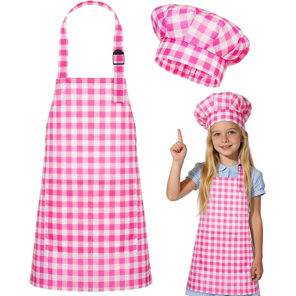 Set Grembiule E Cappello Da Chef Per Bambini Con Unicorno – Antimacchia, Regalo Fai Da Te