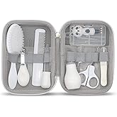 11pcs Trousse de Soin Bébé Accessoire de Soins De Bébé-Portable-Peigne,Pince à Ongles ect,Pour La Maternelle,Les Nouveau-Nés,