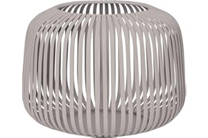 blomus Laterne Lito | Mourning Dove | Größe XS | 14L x 14B x 10H cm | Kerzenhalter Grau | Windlicht aus Edelstahl | Laterne Deko | Indoor Windlicht Extra Small