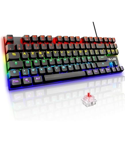 Clavier Mécanique Compact Biniveil Avec Joystick - Rétroéclairage RGB, Pavé Numérique, Switches Interchangeables à Chaud - Pour Gaming, Production, Bureautique