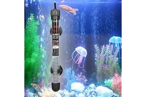 Ailgely Riscaldatore per Acquario 100w,Acquario per Pesci con Asta riscaldante,Mini riscaldatore Acquario Regolabile,riscaldatore Automatico Acquario,con Ventose