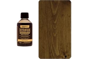 Littlefair's Teinte Bois 250ml - Teinture Bois Écologique À Base D'Eau et Sûre - Lasure Bois Intérieur à Séchage Rapide - Peinture Lasure pour Bois Nettoyage Facile - Couleur:Noyer foncé