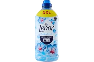 Lenor Fjäderuppvaknande sköljmedel för 86 tvättar, färskt sängkläder upp till 1 vecka, aktivt försvar mot lukt