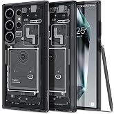 Spigen Galaxy S24 Ultra ile Uyumlu Kılıf Ultra Hybrid Zero One Sararmaya Dayanıklı Tasarım Siyah Şeffaf Kapak - ACS07293 (Spi