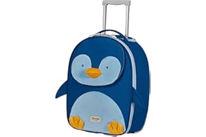 Samsonite Happy Sammies Eco - Luggage pour enfants de haut niveau, 45 cm, 22,5 L, bleu (Penguin Peter)