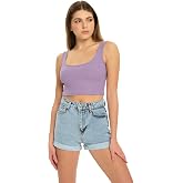 crop top kalın askılı kaşkorse fitilli kısa kadın atlet