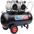 SIP QT Air Compressor, Ultra Low Noise Oil-Free Direct Drive, 230V 100L 3hp / 2.2kW 116psi / 8 Bar 16CFM 62dB