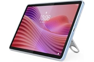 Lenovo Tab Android Tablet | 10.1 inch Full HD Display | MediaTek Helio G85 | 128GB | Wi-Fi 6 | 4GB RAM | Polar Blue + Clear Case