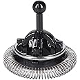 Milk Frother for Nespresso Aeroccino, Espresso Blender Replacement for Nespresso, Milk Frother Parts for Dishwasher Safe, Coffee Tea and Espresso Black