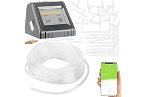 Royal Gardineer Irrigation Pump: Automatic WiFi Irrigation System BWC-20.app for 10 Potted Plants (Watering Pump, Indoor Watering, Automatic Watering System)