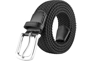 JUKMO Elastic Braided Belt, Stretch Woven Belt in Gift Box
