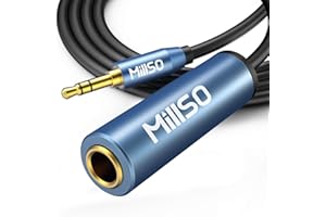 MillSO Adapter do słuchawek 3,5 na 6,35 mm 6,35 mm duże gniazdo na 3,5 mm małe TRS wtyczka jack audio adapter kablowy z pozłacanym i doskonałym zabezpieczeniem styku do słuchawek stereo instrumentów -