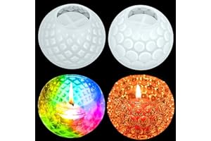 PIPIHOME Molde de resina de silicona para velas votivas, 2 unidades, portavelas para epoxi, molde de resina para manualidades, caja de joyas, decoración de boda, decoración de mesa del hogar