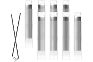 DuDuZui 48 Ricariche per Matite, 2,8mm, Resistenti, Impermeabili, per Carpentieri, per Lavori di Architetti, Lavori in Legno, Costruzioni e Costruzioni