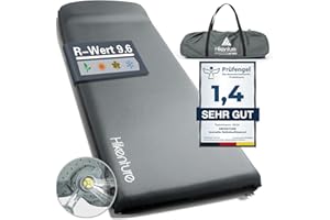 HIKENTURE Materassino autogonfiabile, spessore 8 cm, in gommapiuma, materasso ad aria autogonfiabile, comodo tappetino per dormire per esterni, tenda, escursionismo A1