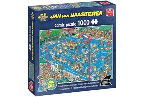Jan Van Haasteren Hockey Championships – Pussel 1000 Bitar För Vuxna Och Tonåringar – Roligt, Klurigt Wimmelbild Pussel För F