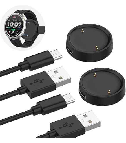 Caricatore NUCNOK Per Amazfit Balance 2, Balance E T-Rex 3 – Cavo USB Da 1 Metro Con Protezione Da Sovratensione - 4