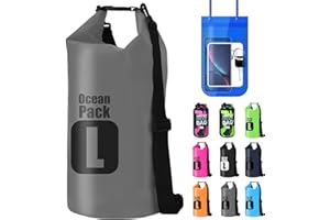 ShyaWorld Bolsa Mochila Impermeable Estanca Seca. litros Diferentes de Capacidad. Funda de Móvil Impermeable Estanca Hermética Incluida. para Playa Kayak Surf Montaña y el Uso Que tu Quieras.
