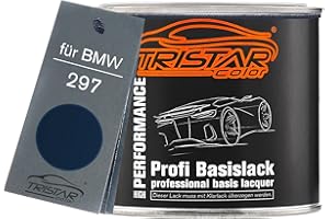 TRISTARcolor Pintura automotriz Bote listo para pulverizar para BMW 297 Montrealblau Metallic Pintura base 0,5L