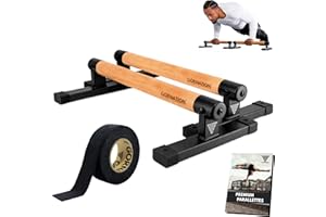 GORNATION Barras Paralelas de Calistenia, Parallettes para Handstand, Flexiones, Vertical, Push Up Bars para Ejercicios de Gimnasio en Casa y Outdoor, Soporte para Flexiones