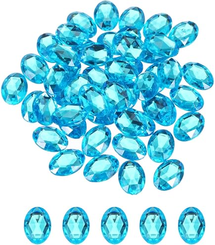 600 Stück SS30 Acryl-Strasssteine – 6 Mm, Flach, Bunt Für Schmuck, Basteln & Cosplay