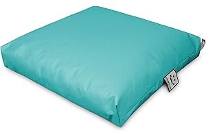HAPPERS Cojín Suelo o Palets Multiusos Exterior Turquesa 60x60cm