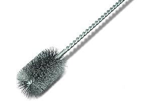 Lessmann Heizkesselbürste ø 35 mm mit Stiel (zur Reinigung von Heizkesseln, Bürste aus Stahldraht gewellt, Gesamtlänge 850 mm) 545311