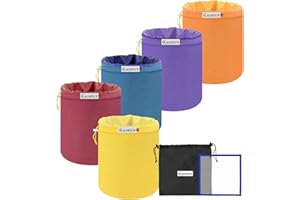 Growsun 55-gallon 5-bag Herbal Ice Bubble Hash Bag Essence Extractor Kit with Pressing Screen and Storage Bag