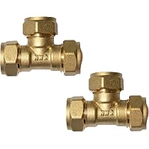 25 MM X 3/4 M X 25 MM - TEE RACCORDO A T COMPRESSIONE PER TUBO PN Irrigazione 8025351147350