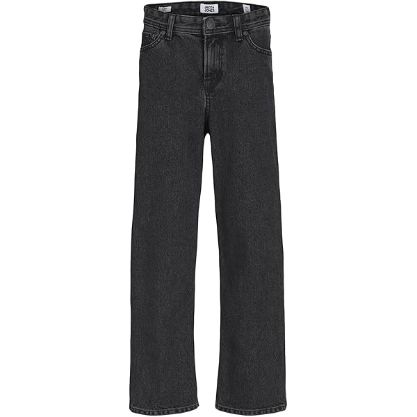 Jean Ample Only & Sons Junior Osjfade Loose Pour Garçon – Coupe Décontractée Noir, Taille Moyenne, Zip Et Passants