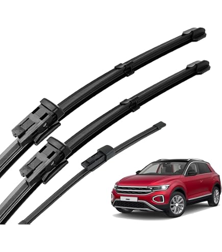 Tergicristalli Anteriori Per VW T-Roc 2017-2023 - Set 26+20+13 Pollici, Silenziosi E Antivento - 2