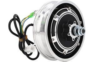 SUNGOOYUE Cubo de Rueda de Scooter el¨¦Ctrico de 10 Pulgadas, Accesorio de Bicicleta el¨¦Ctrica de Motor de Cubo de Freno de Disco sin Escobillas de 48V 1000W