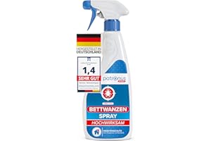 ‎PATRONUS Patronus Bettwanzen-Spray zur effektiven Bettwanzen-Abwehr 500 ml - Sofortschutz-Mittel gegen Bettwanzen - mit dezentem Eukalyptus/-Zitrusduft - hochwirksam & laborgeprüft