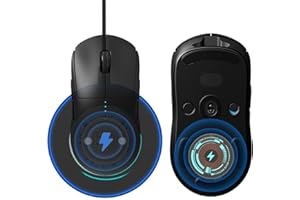 BRIMFORD Moduł bezprzewodowej ładowarki Qi do myszy Logitech G Pro X G502 Plus G703 G903 Hero G Pro Wireless Superlight Gaming Mysz (NIE kompatybilny z podkładką pod mysz POWERPLAY) (niebieski)
