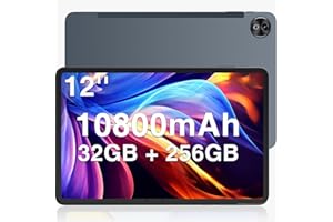 DOOGEE T20 Ultra Tablet 12 Zoll Android 13 Tablet, 32GB + 256GB ROM/2TB TF Helio G99 Octa-Core Gaming Tablet, 10800mAh, 2,4K Display, 16MP+8MP Dual SIM Tablet PC 4G LTE /5G WiFi/GMS/GPS/Widevine L1