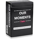 OUR MOMENTS Couples: 100 Thought Provoking Conversation Starters for Great Relationships - Fun Conversation Cards Game for Co