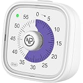 NPO NPT31B Mutfak,Ders,Yemek i&ccedil;in 60dk Analog Alarm Zamanlayıcı,Pomodoro &Ouml;ğrenci Motivasyon Saati