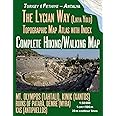 The Lycian Way (Likia Yolu) Topographic Map Atlas with Index 1:50000 Complete Hiking/Walking Map Turkey Fethiye - Antalya Mt. Olympos (Tahtali), Kinik ... Map (Travel Guide Trail Maps of Turkey)