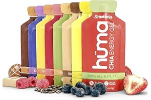 HÜMA CHIA ENERGY GEL Huma Chia Energy Gel, Variety 24 Pack - Stomach Friendly, Real Food Energy Gels for Endurance Exercise