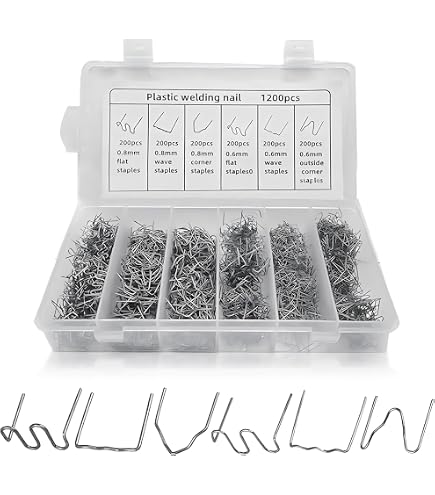 Poste à Souder Plastique Sans Fil Pour Batterie Makita 18V - Kit Réparation Pare-chocs Avec 200 Agrafes - 10